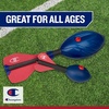 image:imageChampion Dual Threat 2Football Set for Kids RedWhiteBlue Whistling Foam Footballs with Aerodynamic Tails Standard  Mini Throwing Balls Soft Foam Design for Backyard Beach amp Pool Play