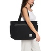 image:imageChampion Quartz Crinkle Nylon Tote with Laptop Sleeve Luggage Strap Zip ClosureAbbey Stone