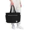 image:imageChampion Quartz Crinkle Nylon Tote with Laptop Sleeve Luggage Strap Zip ClosureBlack