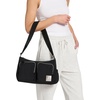 image:imageChampion Quartz Small Messenger Bag in Crinkle Nylon with Adjustable Strap Water Bottle Pocket for Work Travel CommuteBlue Ink