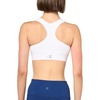 image:imageChampion Womens Infinity Racerback Sports Bra Moderate Support Seamless Moisture WickingBright White  C Logo