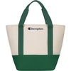 image:imageChampion Classic Canvas Insulated Lunch Tote with Front Slip Pocket Bottle LoopCottonBlue Depths