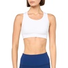 image:imageChampion Womens Infinity Racerback Sports Bra Moderate Support Seamless Moisture WickingBright White  C Logo