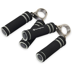 image:imageChampion 2Pack Hand Grip Strengthener Medium Resistance Grip Strength Trainer with Soft Foam Handles Forearm and Wrist Trainer for Home Gym Workouts Stress Relief and Daily ConditioningBlack