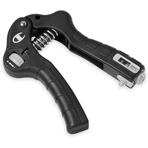 image:imageChampion 2Pack Hand Grip Strengthener Medium Resistance Grip Strength Trainer with Soft Foam Handles Forearm and Wrist Trainer for Home Gym Workouts Stress Relief and Daily ConditioningGreyBlack