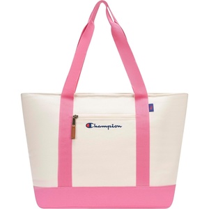image:imageChampion Classic Canvas Insulated Market Tote with Bottle Opener Zip Pocket CottonPink Cosmos One SizeCottonPink Cosmos