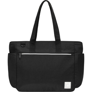 image:imageChampion Quartz Crinkle Nylon Tote with Laptop Sleeve Luggage Strap Zip ClosureBlack