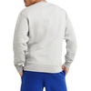 image:imageChampion Mens Crewneck Fleece Sweatshirt Standard Fit Midweight Script Logo Available in Regular and Big amp TallPlatinum Silver Heather  Classic Script Logo