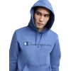 image:imageChampion Mens Pullover Graphic Fleece Hoodie Standard Fit Midweight Fleece Classic Script LogoCoastal Fjord