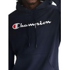 image:imageChampion Mens Pullover Graphic Fleece Hoodie Standard Fit Midweight Fleece Classic Script LogoDeep Navy