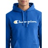 image:imageChampion Mens Pullover Graphic Fleece Hoodie Standard Fit Midweight Fleece Classic Script LogoNebulas Blue