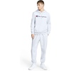 image:imageChampion Mens Pullover Graphic Fleece Hoodie Standard Fit Midweight Fleece Classic Script LogoPlatinum Silver Heather