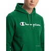 image:imageChampion Mens Pullover Graphic Fleece Hoodie Standard Fit Midweight Fleece Classic Script LogoVerdant Green