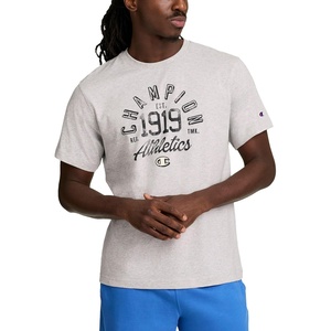 image:imageChampion Mens Classic Graphic Short Sleeve TShirt Standard Fit Modern Retro Gothic 19 GraphicBlack  Classic Script Logo