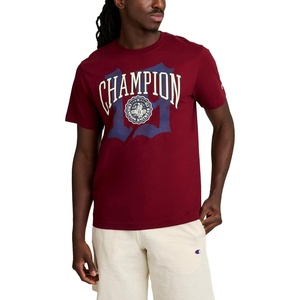 image:imageChampion Mens Classic Graphic Short Sleeve TShirt Standard Fit Modern Retro Gothic 19 GraphicPomegranate  Gothic 19