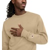 image:imageChampion Mens Mens Crewneck Fleece Sweatshirt Standard Fit Midweight C Logo Available in Regular and Big amp TallWestern Khaki  C Logo