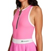 image:imageChampion Womens Match Point 14 Zip Sleeveless 325 Tennis Dress Fitted 3 Inner ShortPink Cosmos