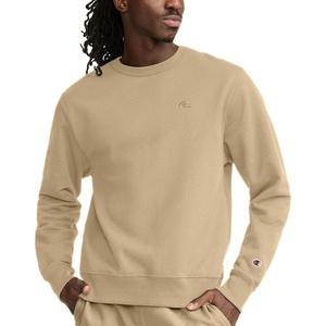 image:imageChampion Mens Mens Crewneck Fleece Sweatshirt Standard Fit Midweight C Logo Available in Regular and Big amp TallWestern Khaki  C Logo