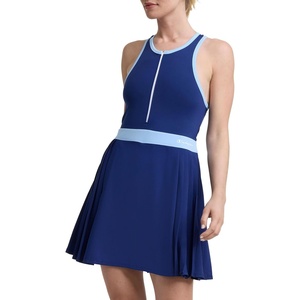 image:imageChampion Womens Match Point 14 Zip Sleeveless 325 Tennis Dress Fitted 3 Inner ShortBlue Depths
