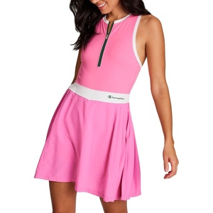 image:imageChampion Womens Match Point 14 Zip Sleeveless 325 Tennis Dress Fitted 3 Inner ShortPink Cosmos