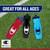image:imageChampion Quench Squeeze Bottle Bonnie Blue 24oz BPAFree Sports Water Bottle for OneHand Use For Gym Cycling and Sports LeakProof EasySqueeze Design for Workout and Travel HydrationWhite