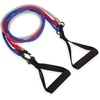 image:imageChampion Interchangeable 3in1 Tube Resistance Bands GreyRedBlue Exercise Bands with Foam Grip Handles for Strength Training Physical Therapy Stretching and Progressive Training