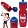 image:imageChampion Quench Squeeze Bottle Bonnie Blue 24oz BPAFree Sports Water Bottle for OneHand Use For Gym Cycling and Sports LeakProof EasySqueeze Design for Workout and Travel HydrationTango Red
